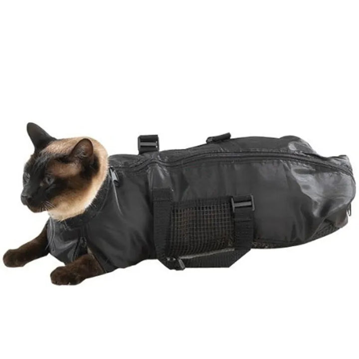 Keep your cat calm during trims. This grooming bag ensures peaceful nail care for anxious felines.