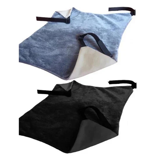 Black cat hammock pet bed provides a cozy, elevated sleeping space for felines. Washable & comfortable cat accessory.