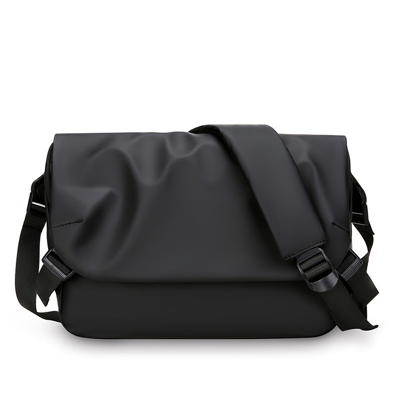 Commuter-friendly waterproof unisex messenger bag. Designed for laptops, travel, and everyday durable use.