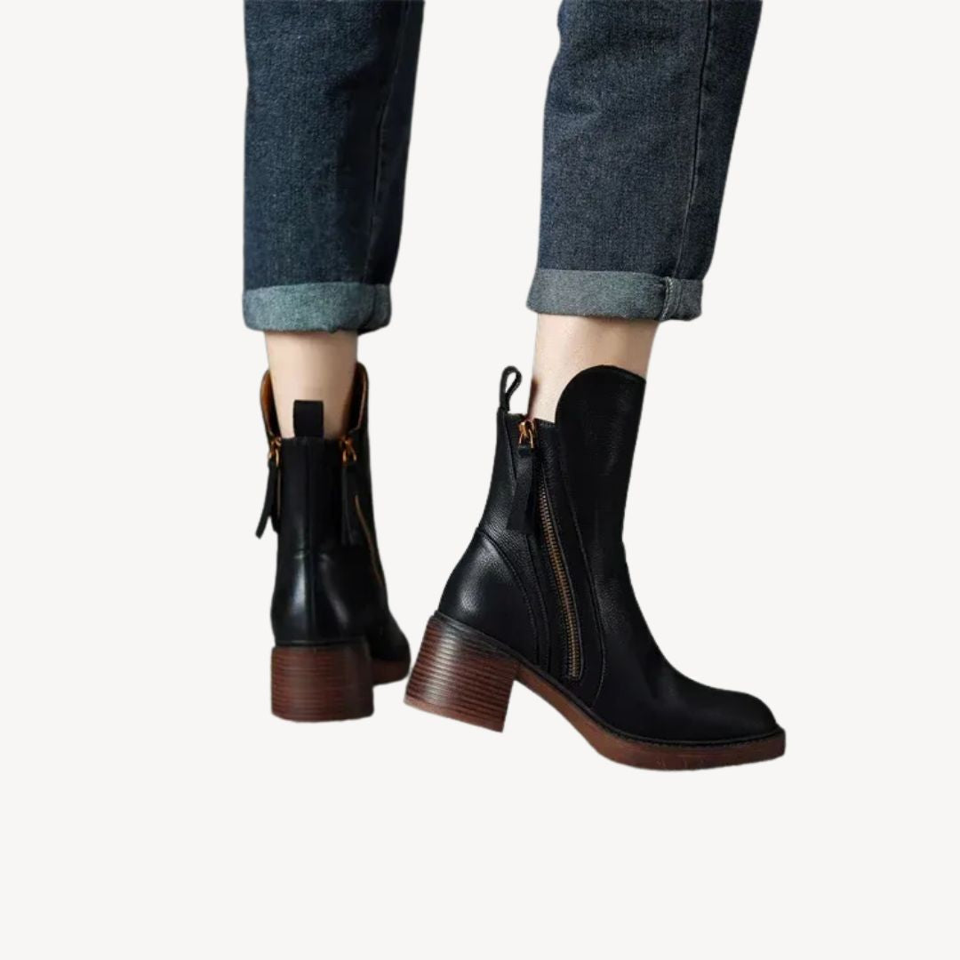 Supportive women's orthopedic ankle boots, blending fashion with foot comfort for any daily activity.