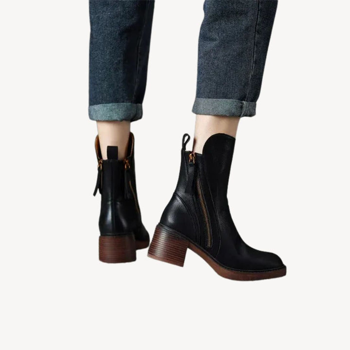 Supportive women's orthopedic ankle boots, blending fashion with foot comfort for any daily activity.