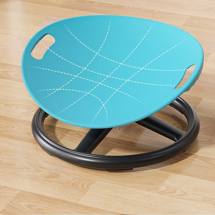 Modern blue swivel chair, an ergonomic solution for focused and active work environments.