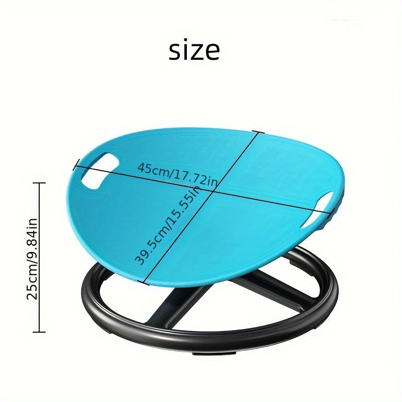 Stylish blue ergonomic chair for home office, combining comfort and fluid movement.