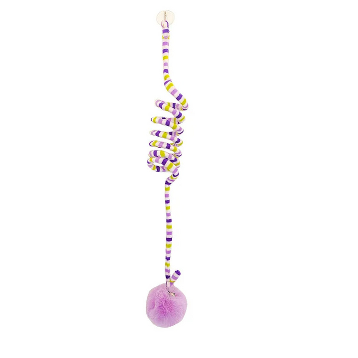 BounceWhisk pet supply: a fun, interactive spiral toy for cats and kittens.