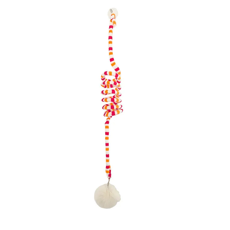 Keep your cat entertained with the BounceWhisk interactive spiral toy and bell.