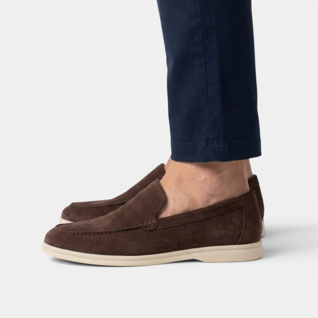 Everyday black slip-on loafers, comfortable & stylish mens shoes for modern looks.