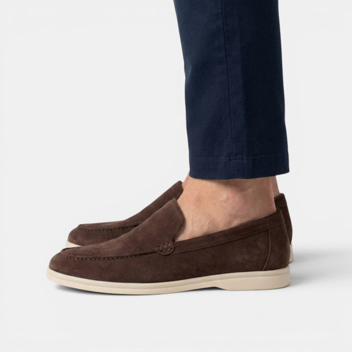 Everyday black slip-on loafers, comfortable & stylish mens shoes for modern looks.