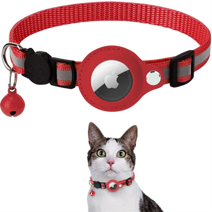 All-around protection: Reflective GPS tracker cat collar, nylon with quick release for ultimate pet safety & security.