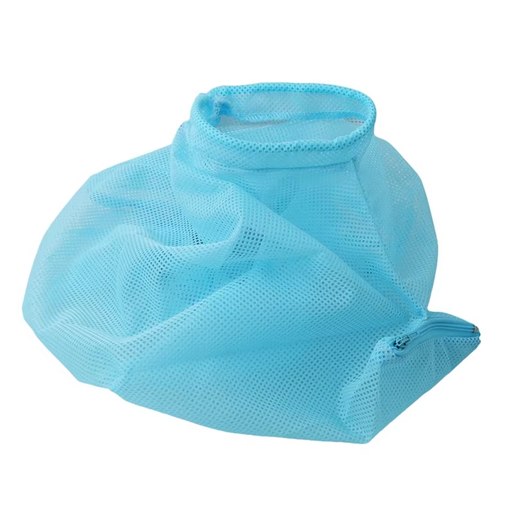Pet Mesh Grooming Bag for feline bath time. Essential cat accessory for stress-free vet visits.