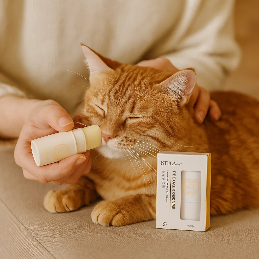 Cat's Paw & Nose Balm Stick provides soothing protection & dry skin relief for cats. Natural ingredients for comfort.
