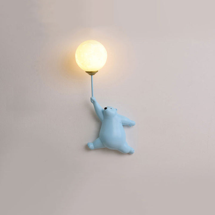 Stylish bear indoor light, a charming addition to any kids' room or contemporary living space.