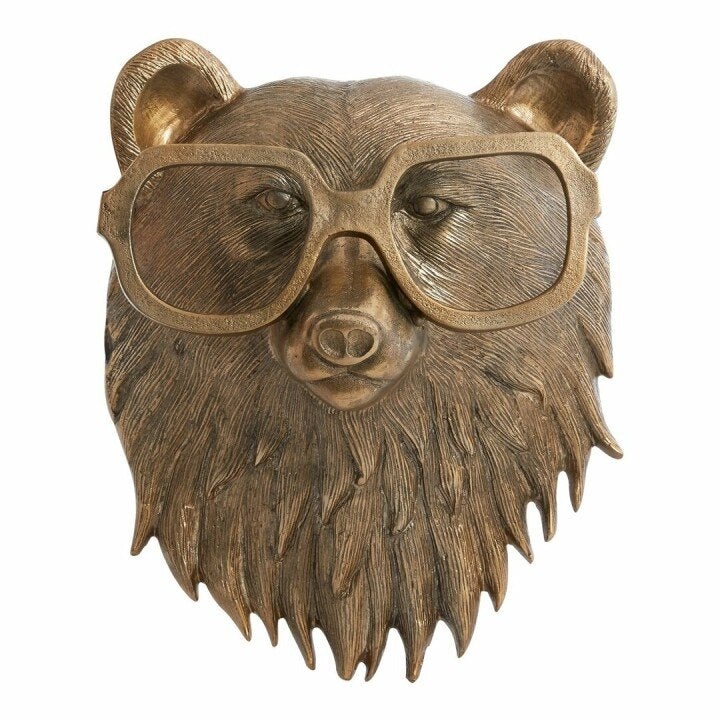 Cute owl resin wall decor, nature-inspired animal art for bedroom accents.