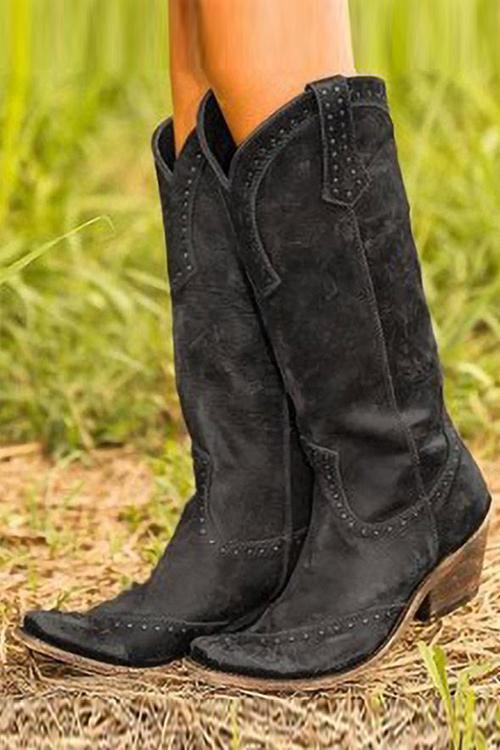 Comfortable yellow women's western boots with intricate stitching, offering chic style for versatile fall fashion.