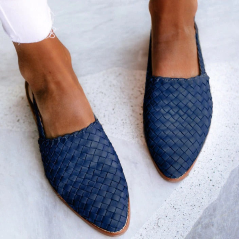 Women's handwoven comfort sandals, perfect for foot pain relief & daily wear with arch support.