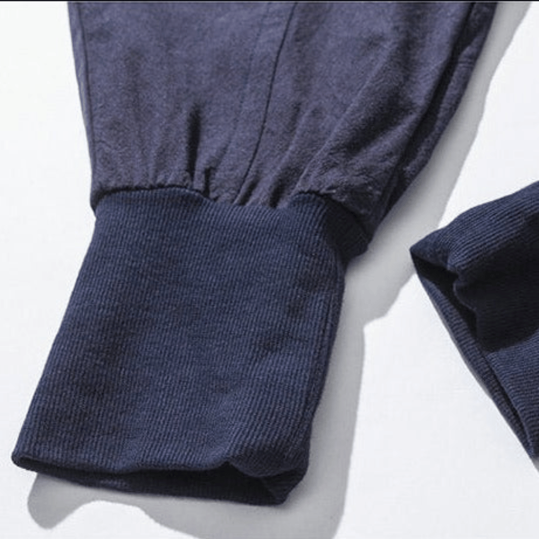 Comfortable and tapered red Japanese pants for women.