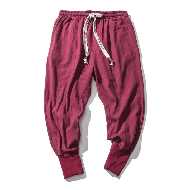 Versatile women's casual pants: navy blue wide-leg style.