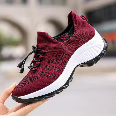 Stylish women's shoes designed for plantar fasciitis support