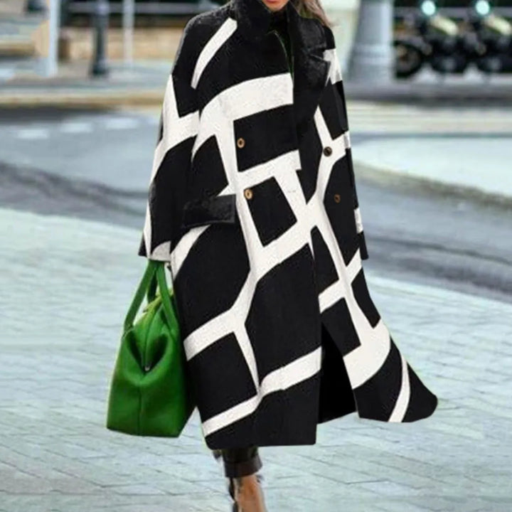 A trendy oversized coat, essential for stylish outerwear collections.