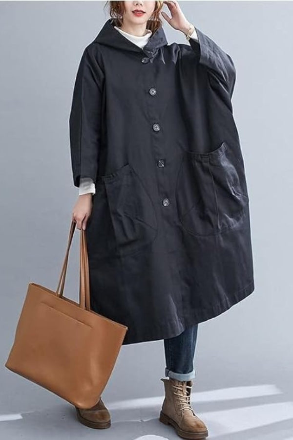 Women's lightweight waterproof windbreaker jacket, ideal for rain protection & stylish outdoor activities.