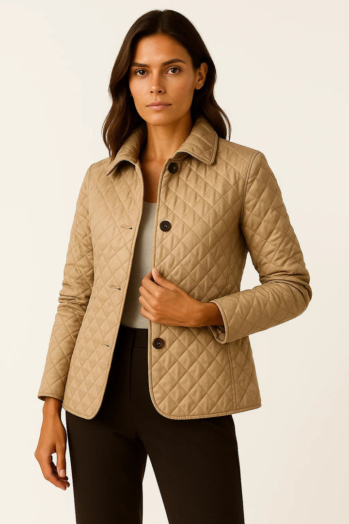 Stylish quilted outerwear, a lightweight fashion jacket for any occasion.