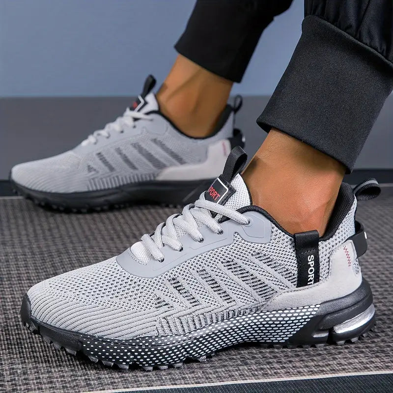 Chic und Stil orange lightweight slip-resistant men's casual shoes for everyday comfort