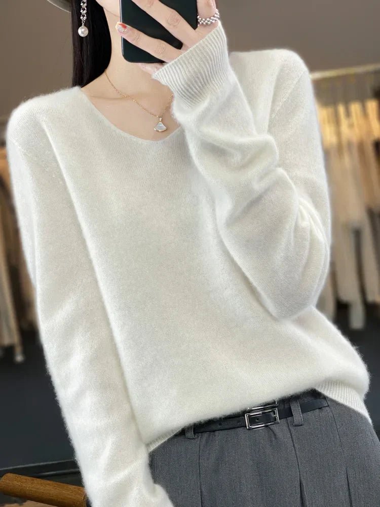 Cozy chic: women's gathered long sleeve sweater