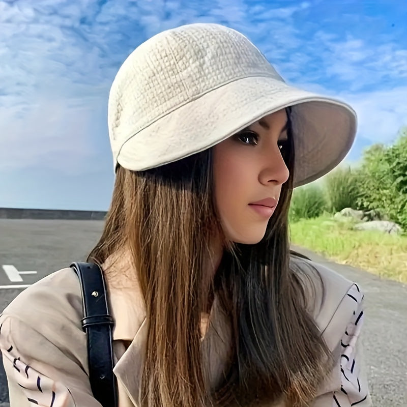 All-season women's fashion accessory hat with UPF protection and chic design