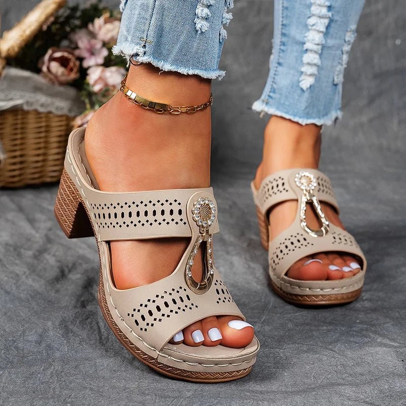 Premium women's orthopedic sandals. Chic design with comfort features for long-lasting support.