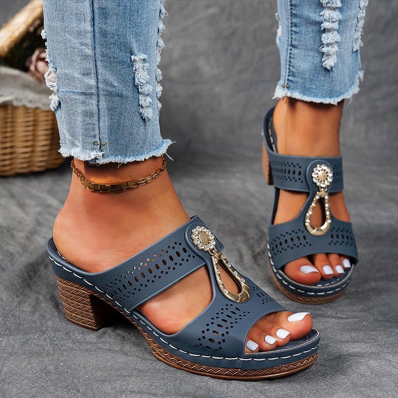 Comfortable women's daily wear sandals. Orthopedic, supportive, and chic for effortless elegance.