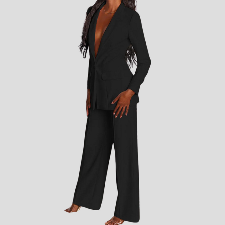 Business attire: women's tailored suit for a polished, professional look.