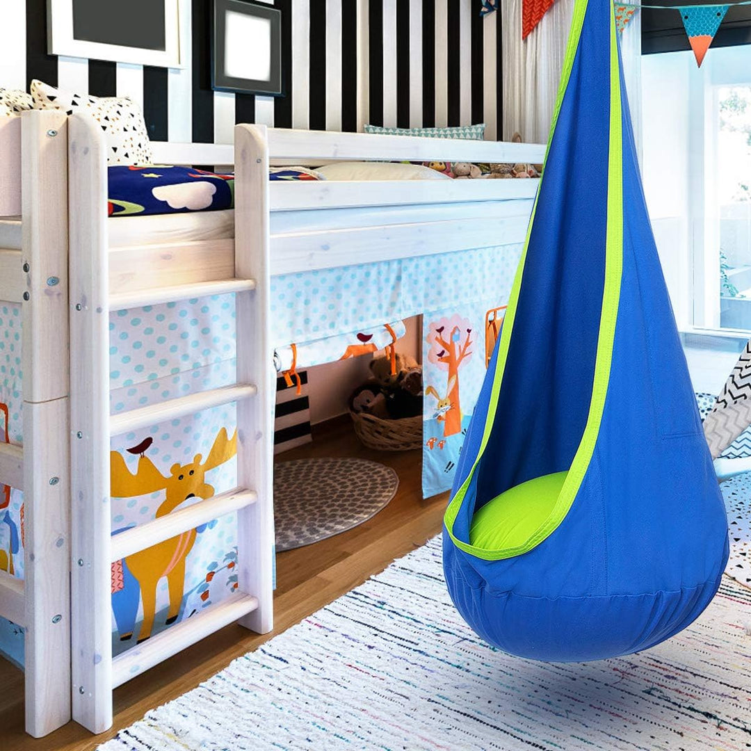 Outdoor children's comfort swing, perfect for backyard adventures & relaxation.