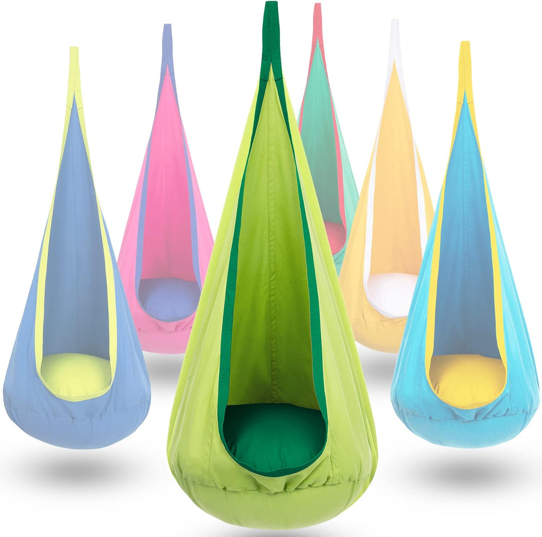 Garden children's comfort swing, enhancing outdoor play with a cozy chair.