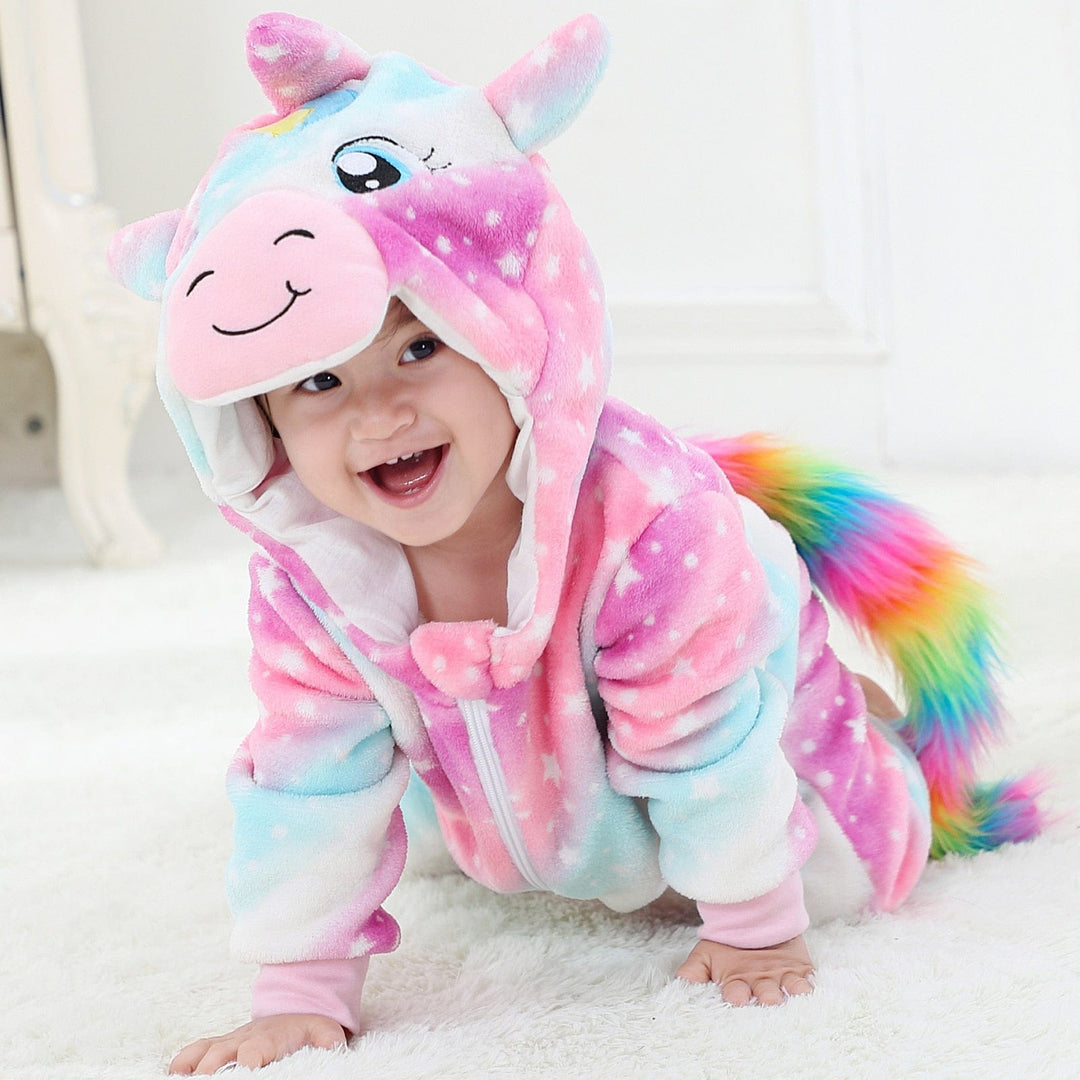 Children's cozy unicorn pajamas, perfect for magical dreams and comfortable sleep.