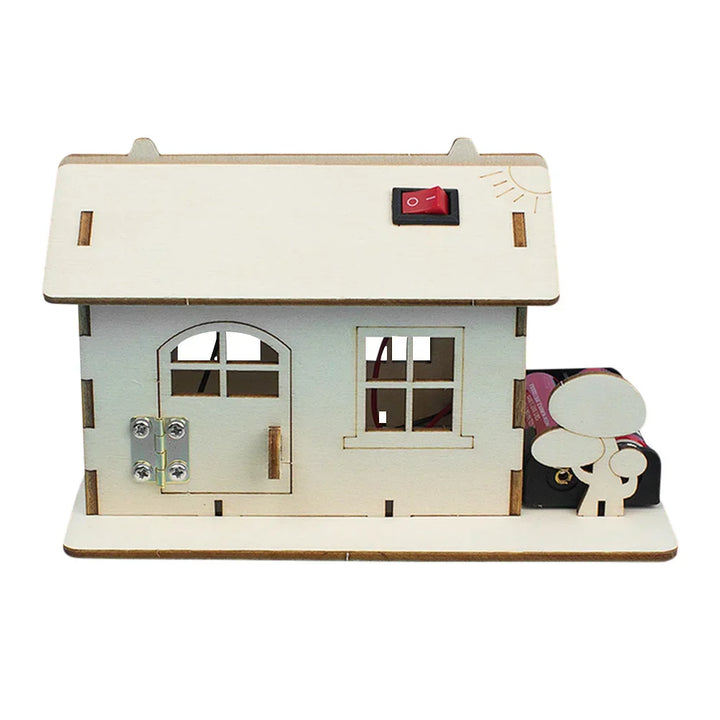 Engaging children's gift: wooden DIY electric boat kit for creative and educational fun.