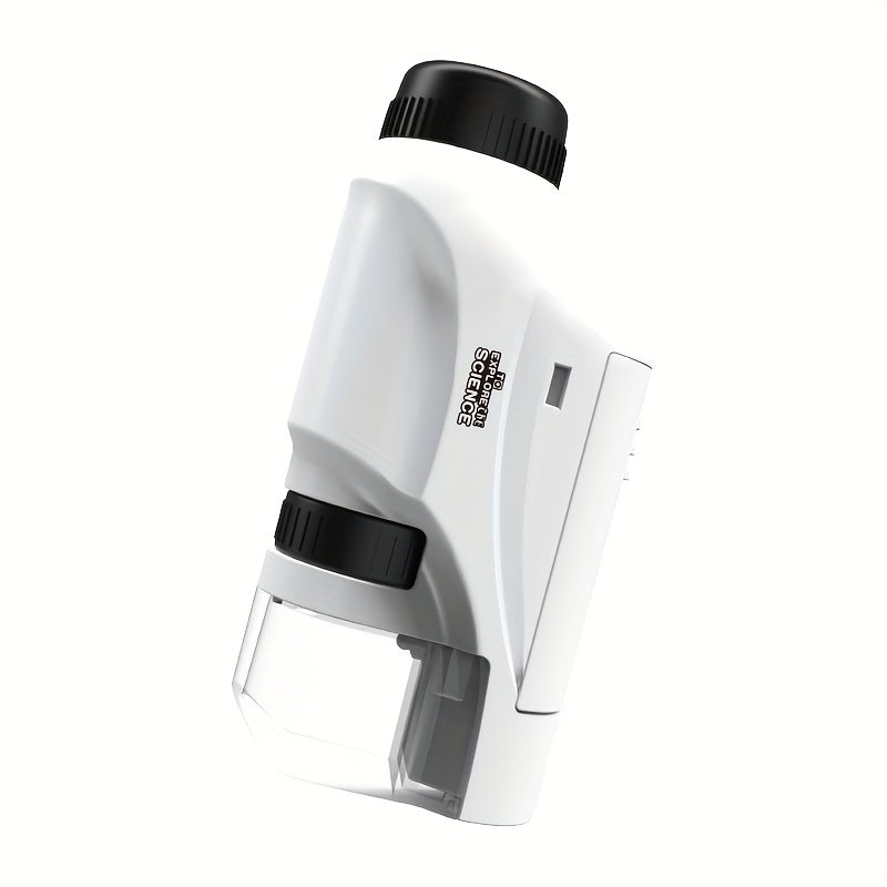 Children's pocket microscope, an educational science toy for kids STEM learning.