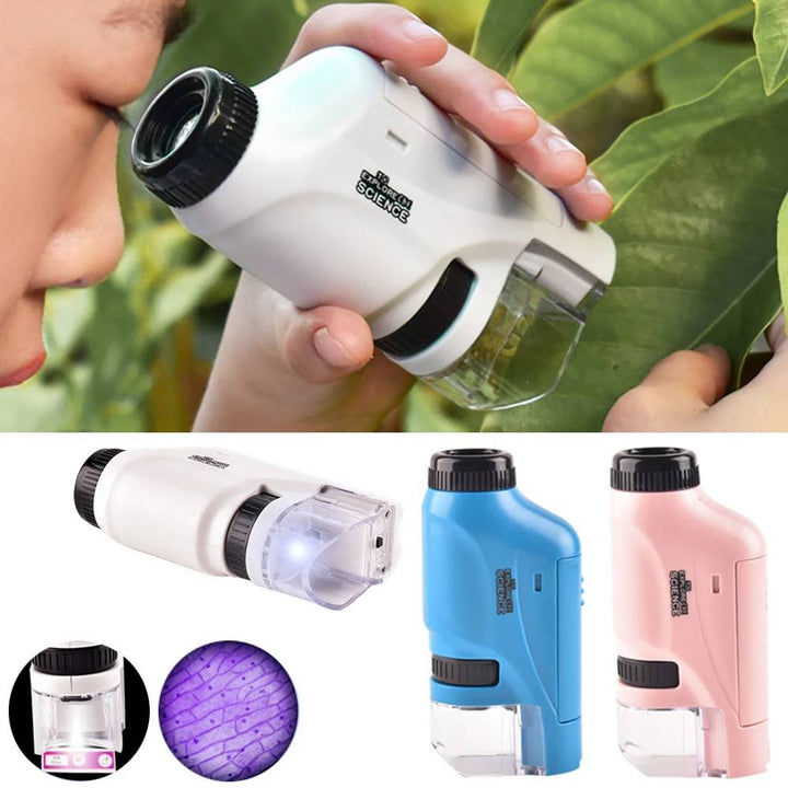 Portable kids microscope, perfect for early learning and sparking curiosity.