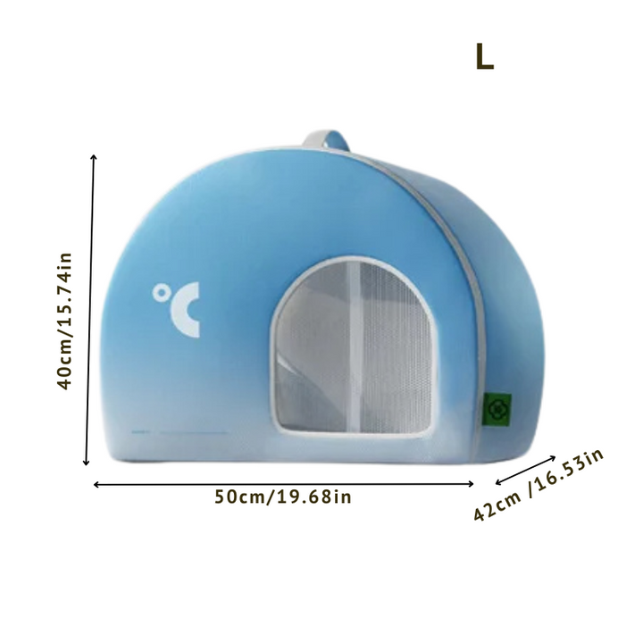 ChillDome indoor pet shelter offers a cool, comfortable space for cats and small dogs.