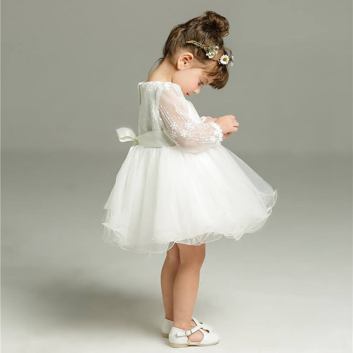 Charming embroidered party dress for girls by Clara, perfect for special occasions