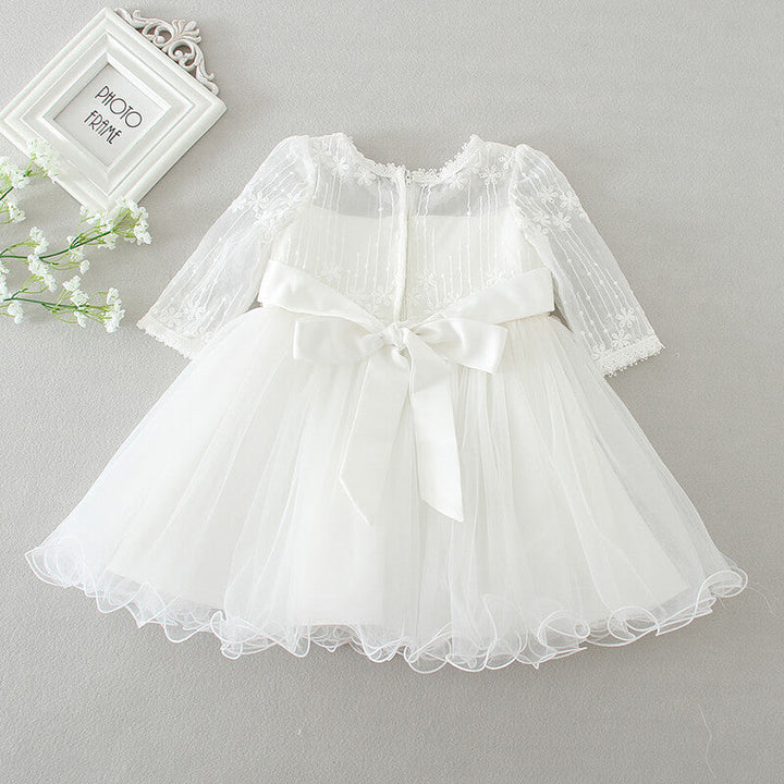 Beautiful flower girl dress by Clara, an elegant and charming party option for girls