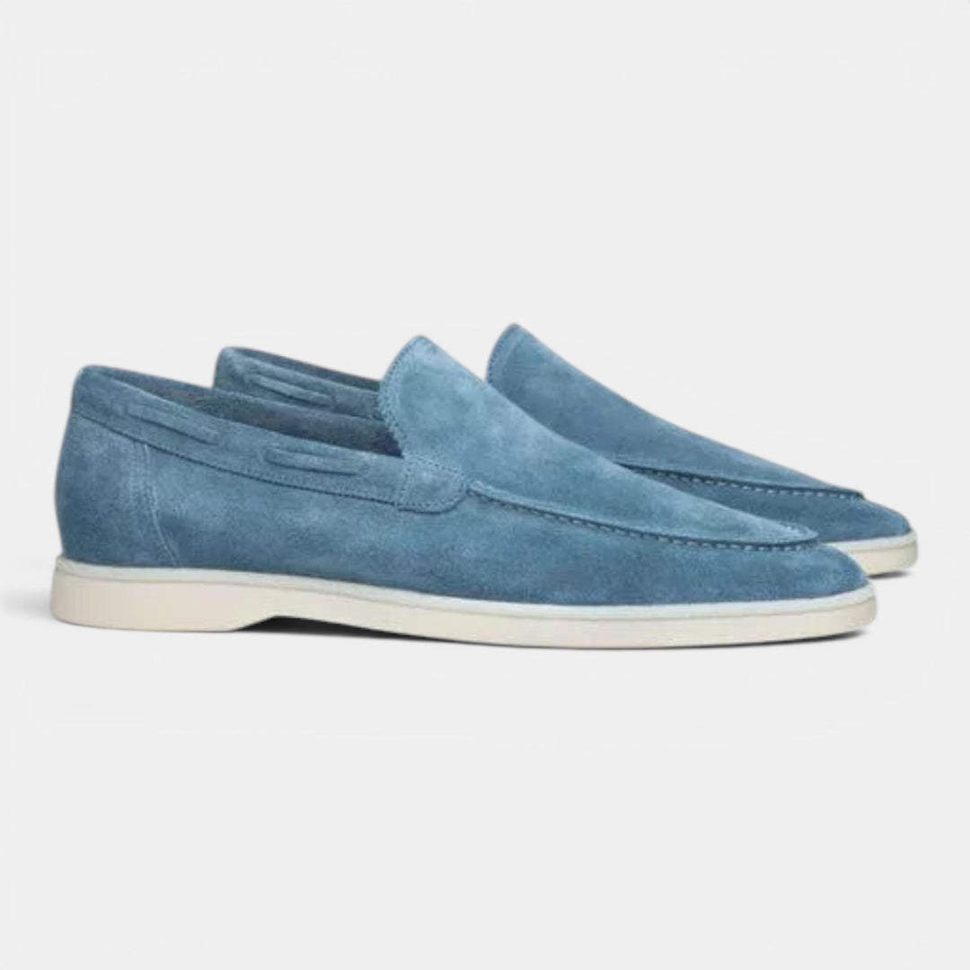 Effortless men's slip-on loafers, bringing timeless elegance and comfort to casual footwear.