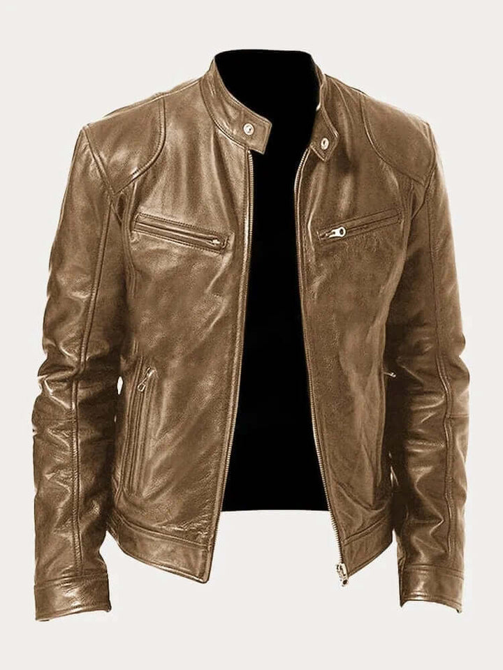 Classic men's casual jacket, stylish outerwear for versatile everyday fashion.
