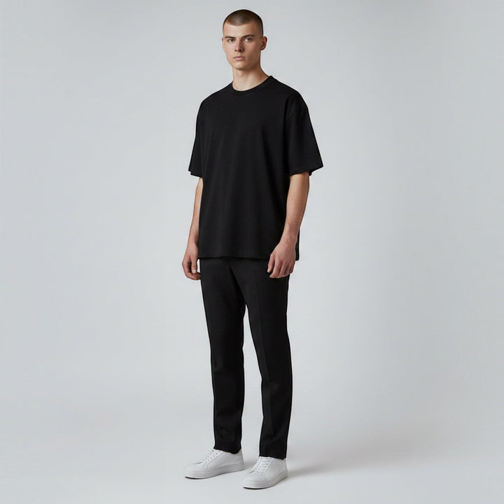 Comfortable stretch men's short sleeve tee, breathable for active or everyday casual wear.