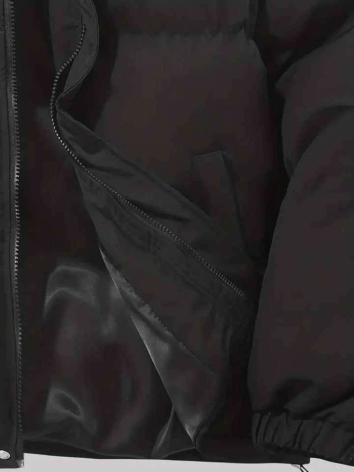 Stylish men's warm hooded jacket, ideal for daily wear and comfort.