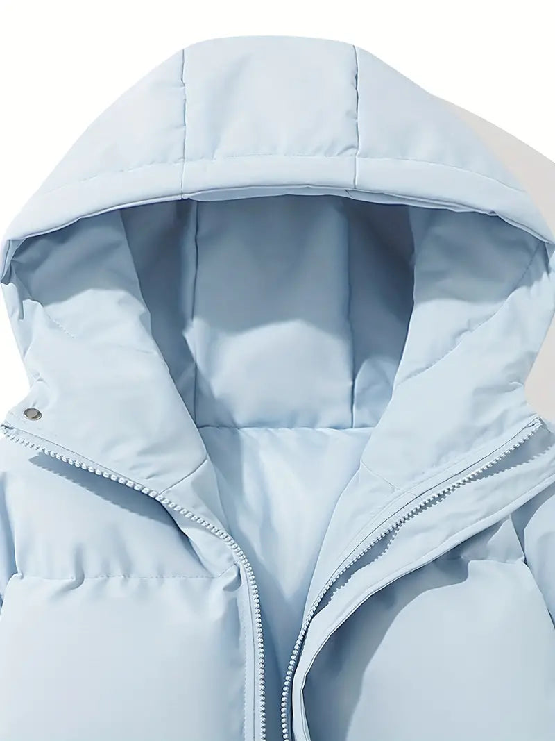 Comfortable & warm men's hooded jacket, a versatile outerwear choice.