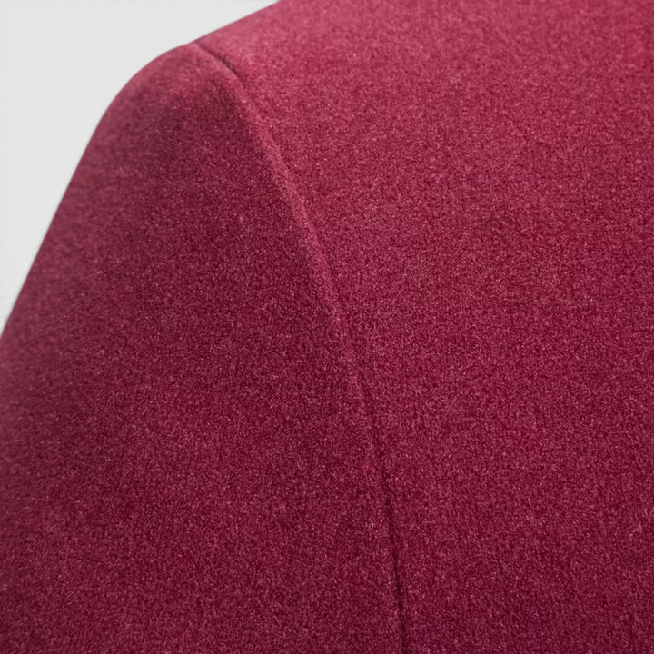 Classic men's winter overcoat, single-breasted, long, suitable for casual & formal.
