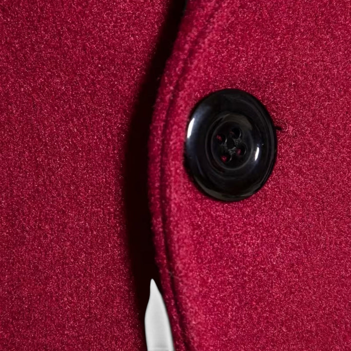 Stylish single-breasted men's long coat, essential winter outerwear.