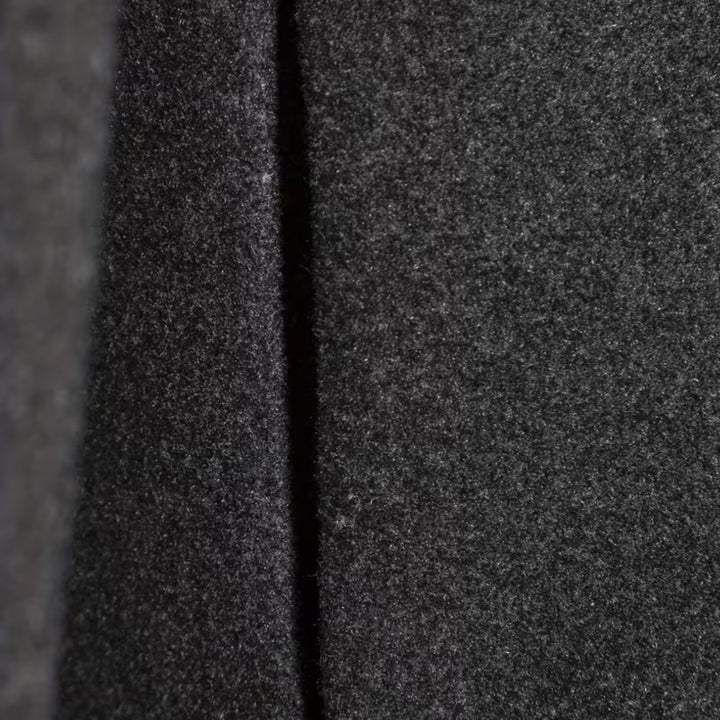 Men's versatile single-breasted long overcoat, classic style for diverse winter outfits.