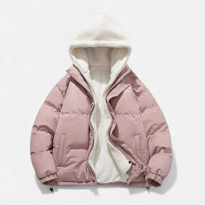 Cozy men's jacket, classic winter style and warm outerwear for cold weather fashion.