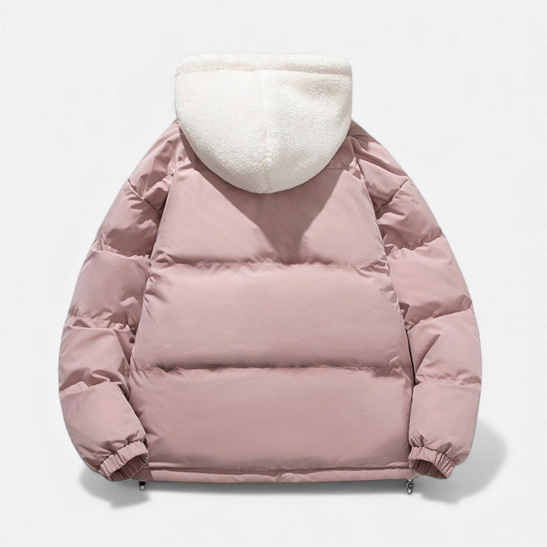 Men's stylish winter jacket, classic design, offering warm and versatile everyday wear.