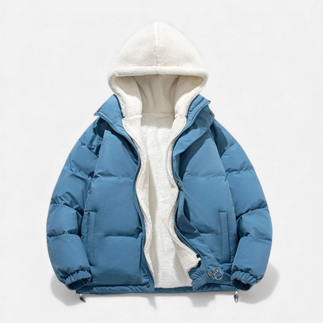Versatile men's classic winter jacket, providing cozy warmth and modern style.